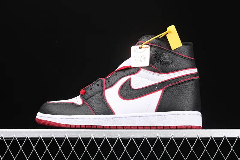 All categories Air Jordan Jordan series basketball shoes Air Jordan 1 High Air Jordan 1 RETRO HIGH OG AJ1 Joe 1 new black and red high frequency flying wing LOGO 555088-062